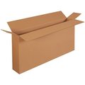 Box Packaging Side Loading Cardboard Corrugated Boxes, 48"L x 8"W x 24"H, Kraft HD48824FOL